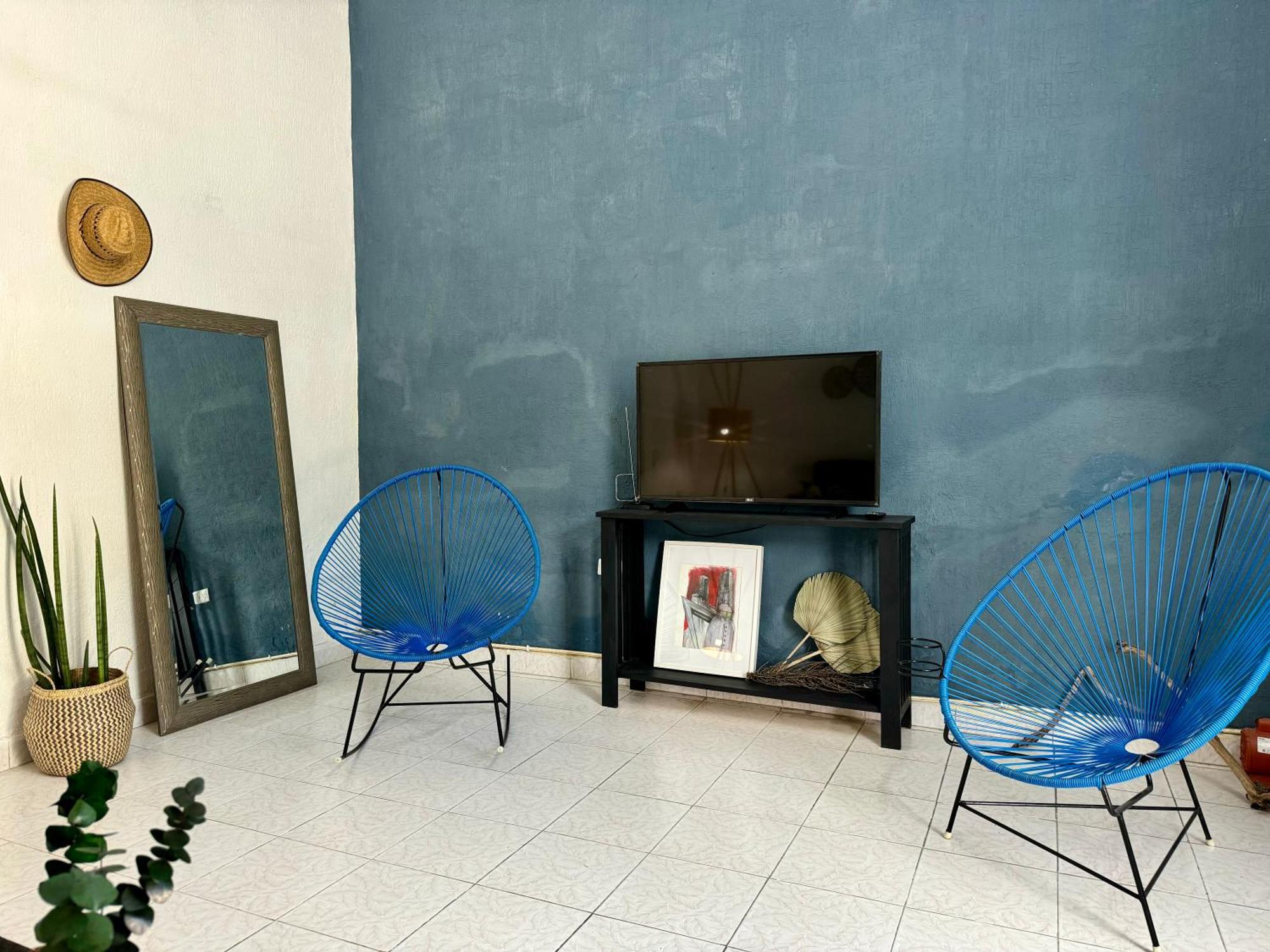 Casita Azul Colonial En El Centro De Merida. Eksteriør billede